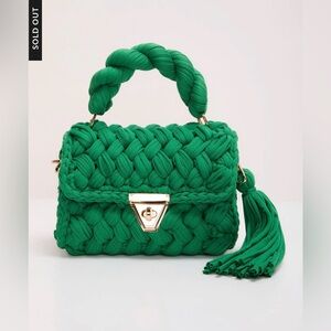 VICI Green Braided Handbag